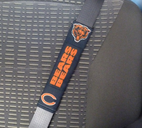 Items similar to Seat Belt Cover Chicago Bears Football inspired Team