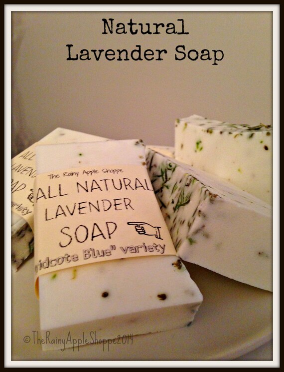 Lavender soap handmade lavender soap Hidcote blue lavender