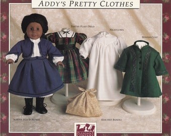 American Girls Doll Dress Pattern - Addy - Original Pattern - 18