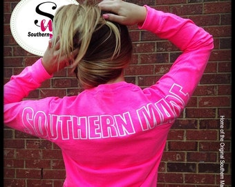 Southern Made Long Sleeve Outline T Shirts (Comfort Color)