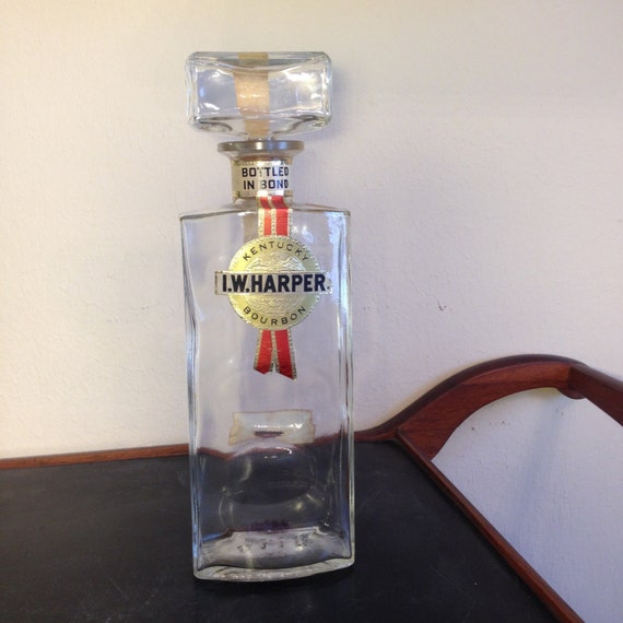 Items similar to Stunning Vintage Harper Bourbon Decanter, 1960s, from