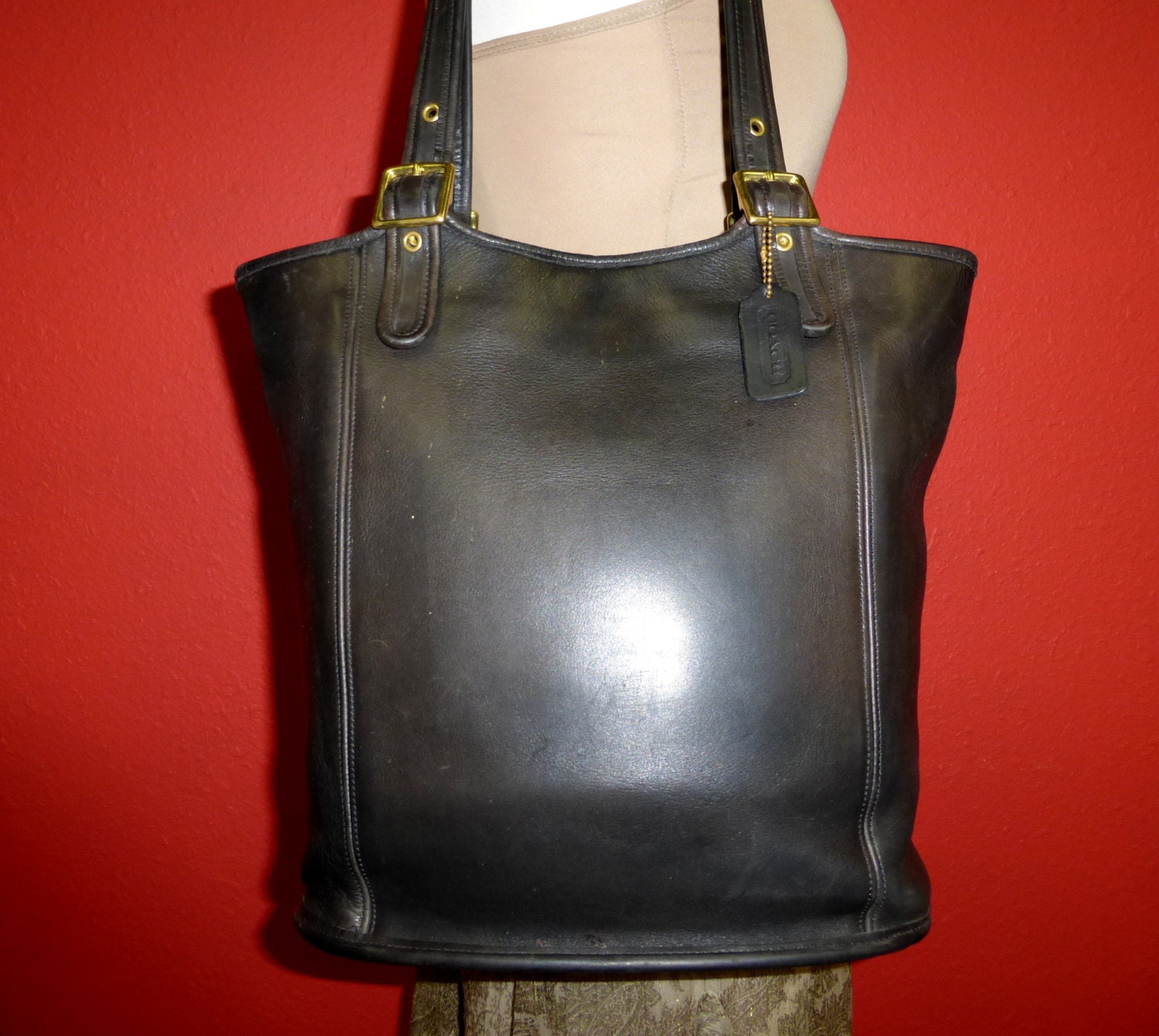 vintage coach tote bag