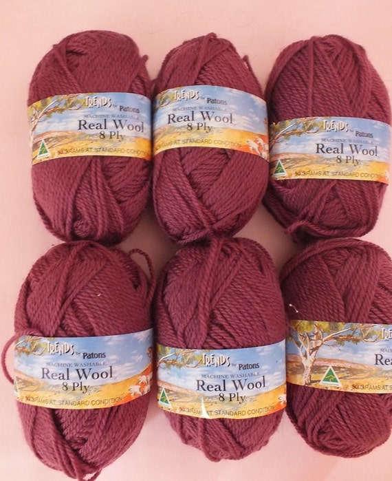 Patons Real Wool Double Knit, 8 Ply Knitting Yarn