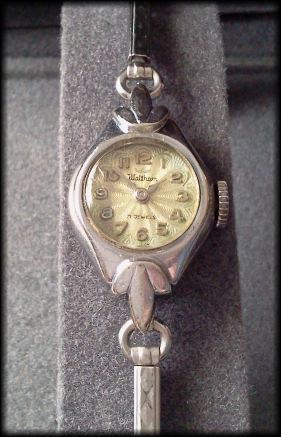 Gorgeous Waltham Ladies Watch with Distinctive Textured Dial