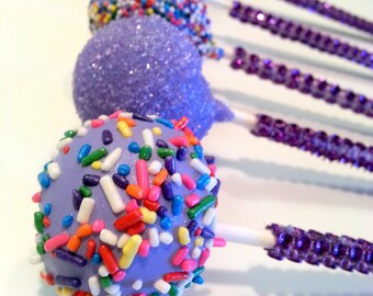 Bling stick cake pops