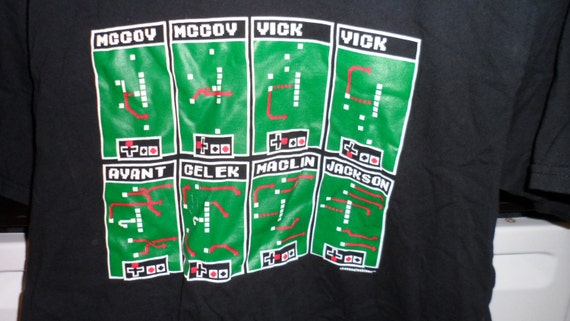 Philadelphia Eagles NES Nintendo Style M Medium Shirt Play Action Football Tecmo Bowl Madden Vick McCoy Jackson SNES Genesis Nerd Geek Gamer