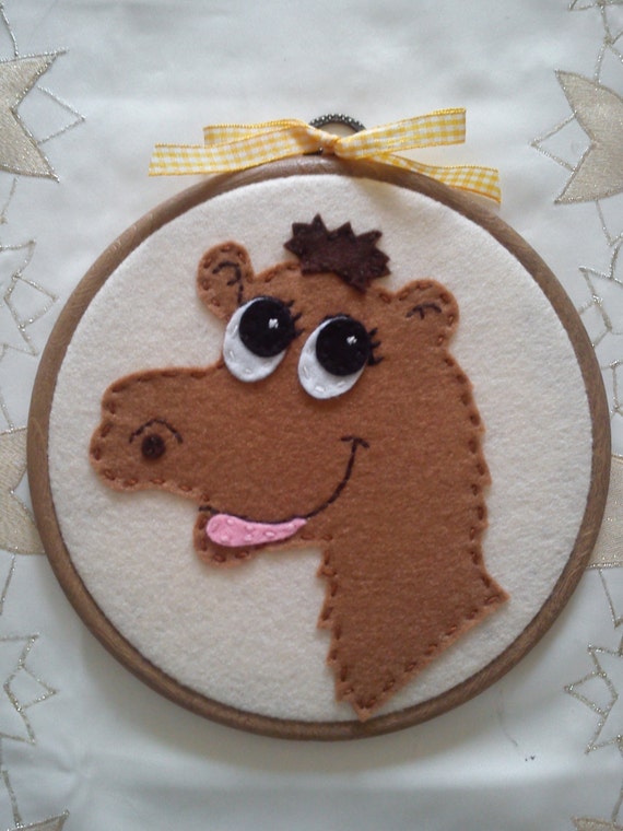 Camel Hoop Art / Wall Hanging