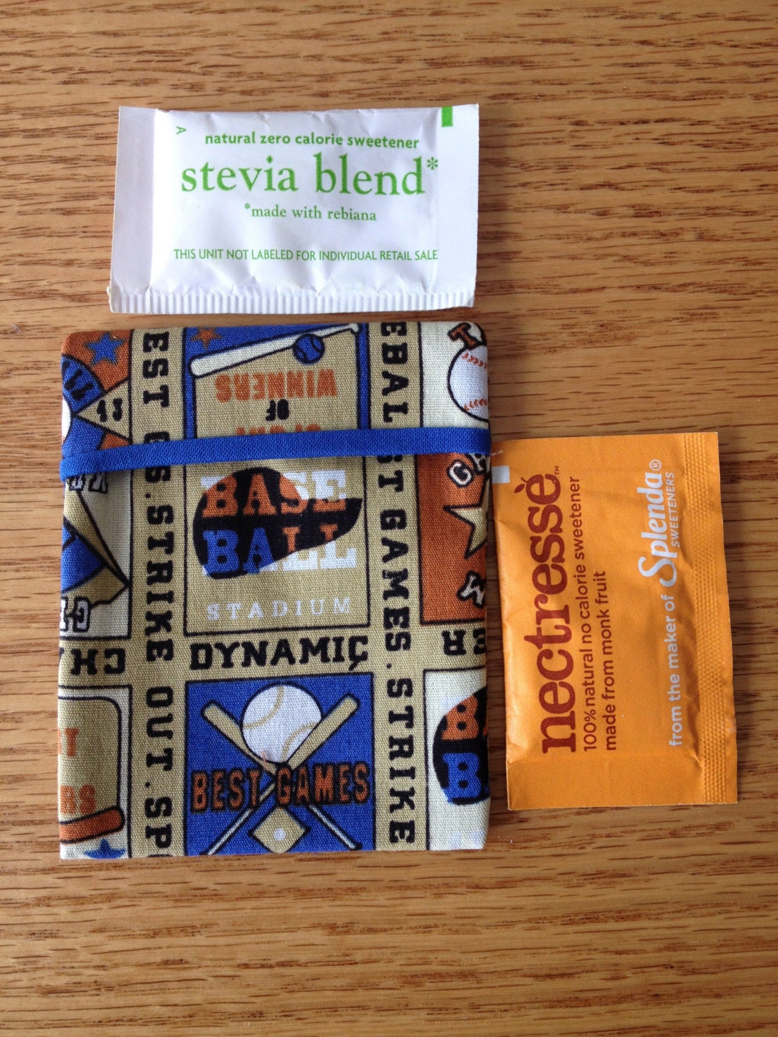 Sugar Packet Holder Travel Case for purse or pocket holder