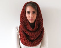 scarf . hood knit  scarf cowl scarf . hooded crochet  c snood . owl knit hooded  owl . .