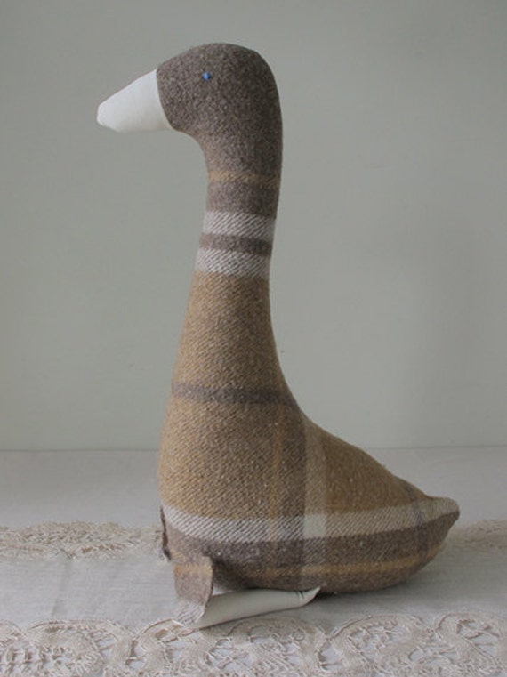 Items similar to Brown goose from Australian wool blanket on Etsy
