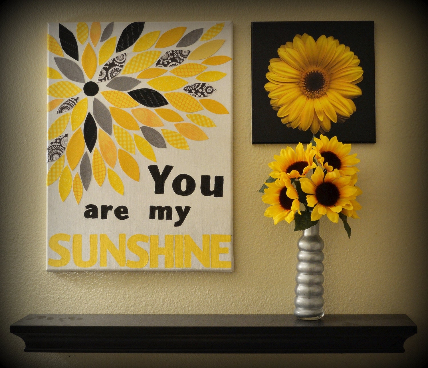 You Are My Sunshine Canvas Wall  Decor 