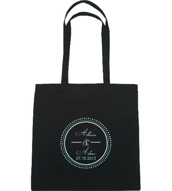 personalized wedding tote bags