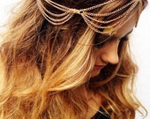 Gold Head Chain Bohemian Hair Chain Music Festival Accessories Summer Women's Hair Trendy Tumblr Hipster Fashion A001 Gold Head Chain Bohemian Hair Chain Music Festival Accessories Summer Women's Hair Trendy Tumblr Hipster Fashion A001