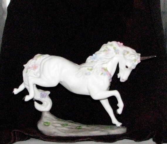 unicorn porcelain figurine