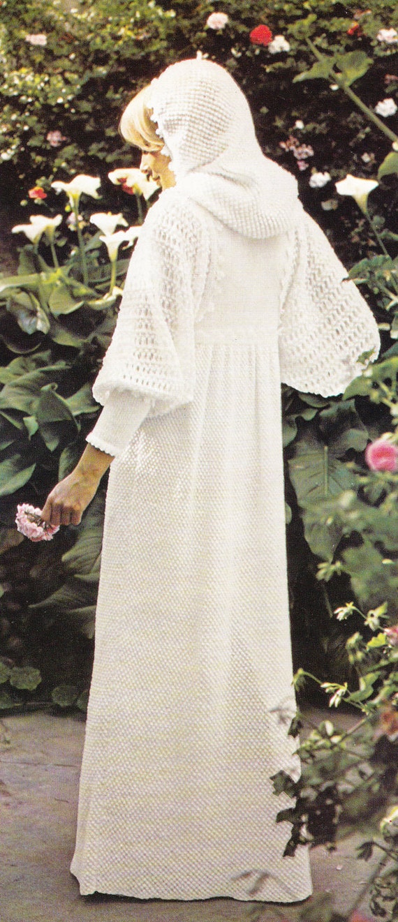 PDF Vintage wedding dress knitting pattern knitted wedding