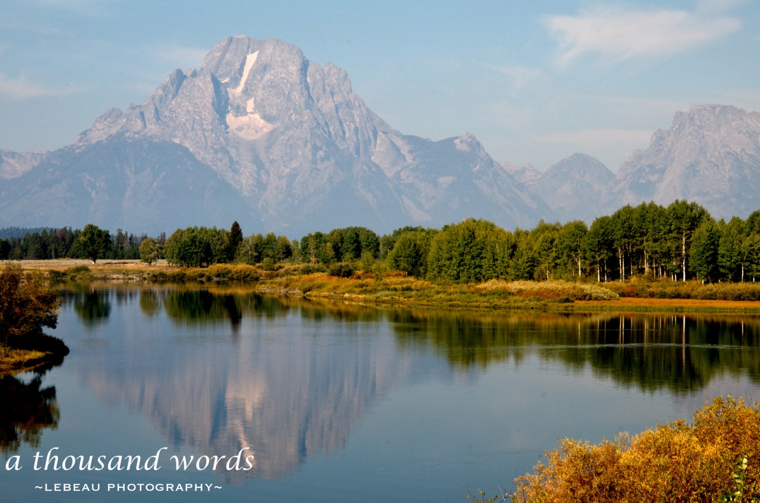 Oxbow Bend Grand Teton National Park Photographic Print