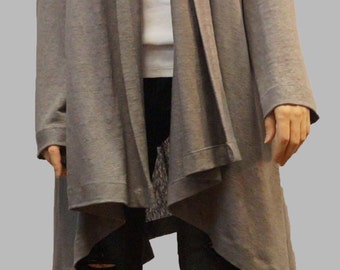 black cashmere wrap cardigan pants outfit