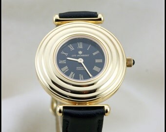 14k solid gold watch women, Womens watch, Unique watches women, Classic style watch for women handmade, Certified Swiss ETA quartz mechanism