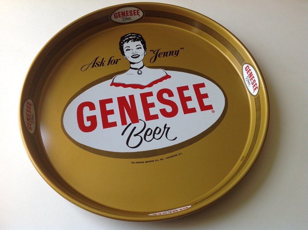 Vintage Genesee Beer Serving Tray Haute Juice