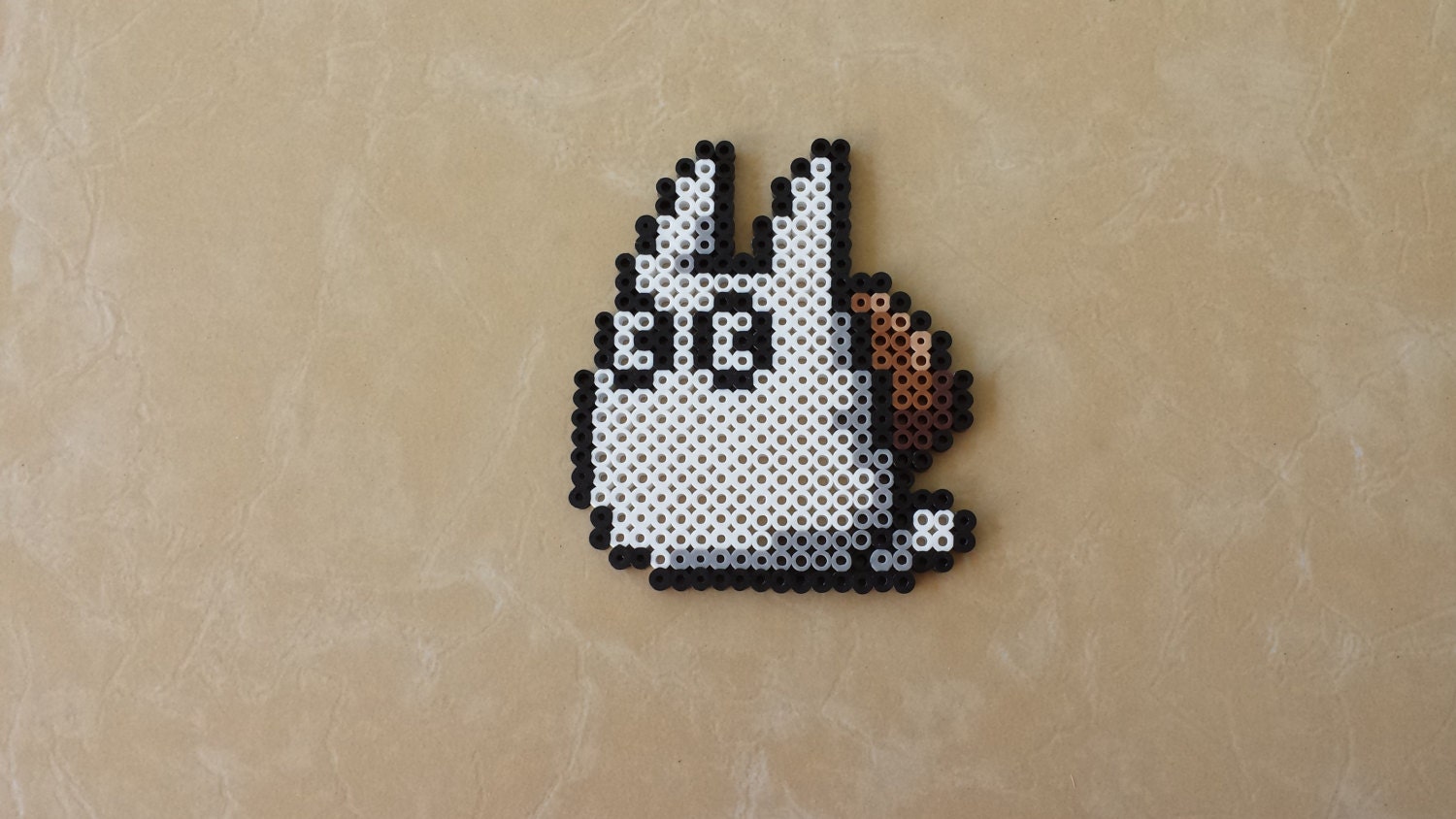 Baby Totoro Studio Ghibli Perler Bead Sprite by MaddogsCreations