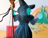 Vintage Wizard Of Oz - Wicked Witch - 1995 Silverstri Ornament Vintage Wizard Of Oz - Wicked Witch - 1995 Silverstri Ornament