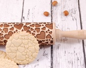 HEARTS â€“ embossing rolling pin * VALENTINE'S DAY