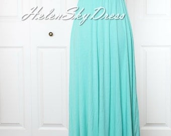 Long Infinity Wrap Convertible Bridesmaid Dresses Turquoise green dress For Any Occasion