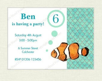 Items similar to Customised Print-Your-Own Retro Rainbow invites on Etsy