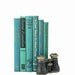 TURQUOISE TEAL 1950s Decorative Books, Wedding Decor, Religious Gift, Old Books, Vintage Book Decor, Home Book Book Collection, Christian