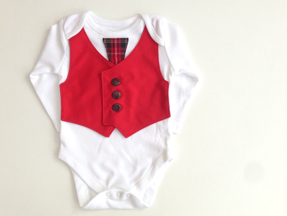 Red baby clothes