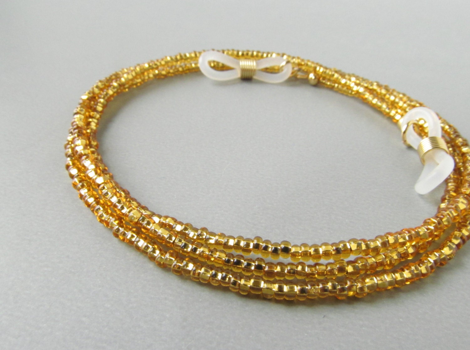 Gold Eyeglass Necklace Holder. Eyeglass Chain. Reading Glasses