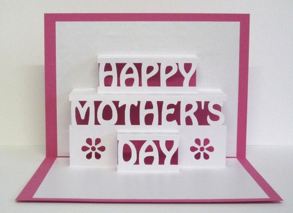 Download Mother's Day Card 3D Pop Up Happy Mother's Day Card