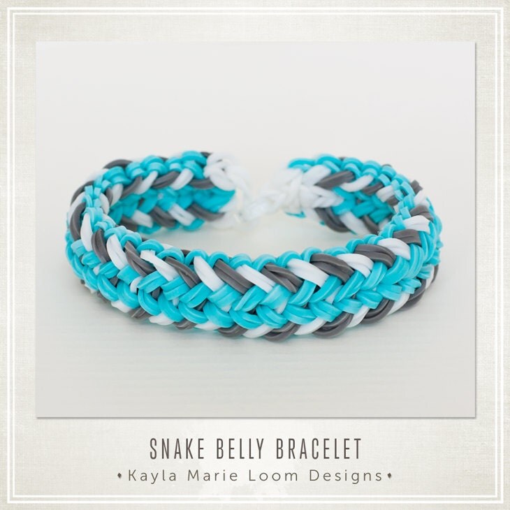Rainbow Loom Bracelet Mini Snake Belly