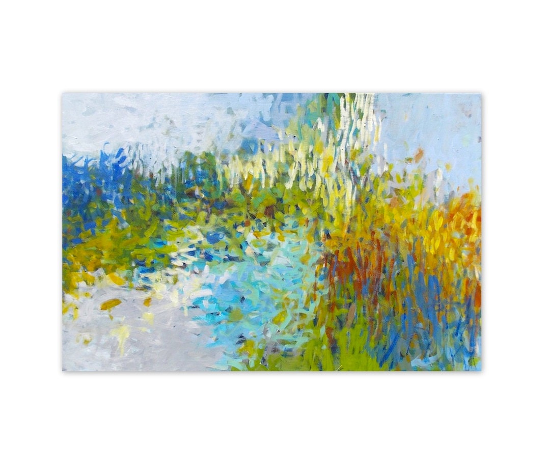 Abstract Impressionist Painting Large Original 20x30