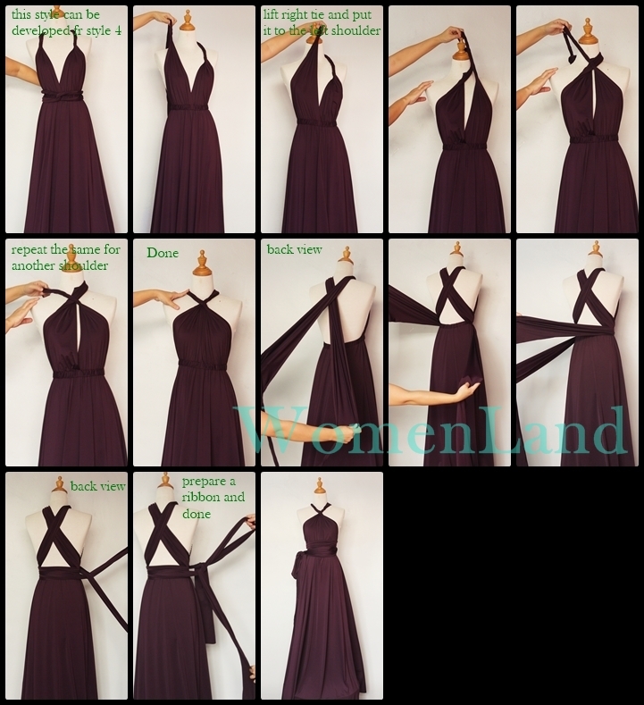 61 Multiway dress styles ideas | infinity dress, bridesmaid dresses, multi  way dress