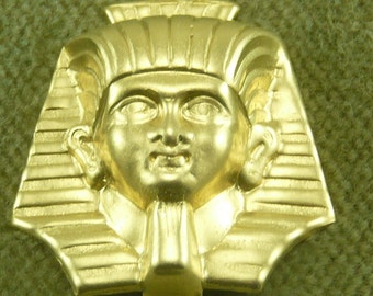 King Tut Egyptian Emperor Brass Stamping Mold for Clay