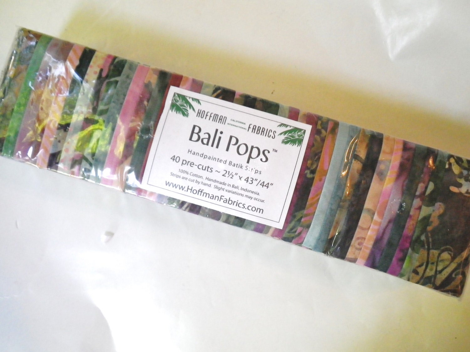 Bali Pops Parfait Hoffman Fabric Strips BP609 by BrickCity