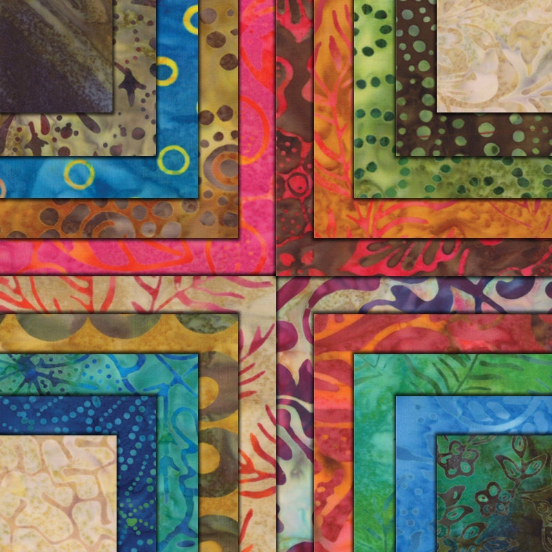 JELLY BEAN BATIKS by Edyta Sitar Laundry Basket Quilts for