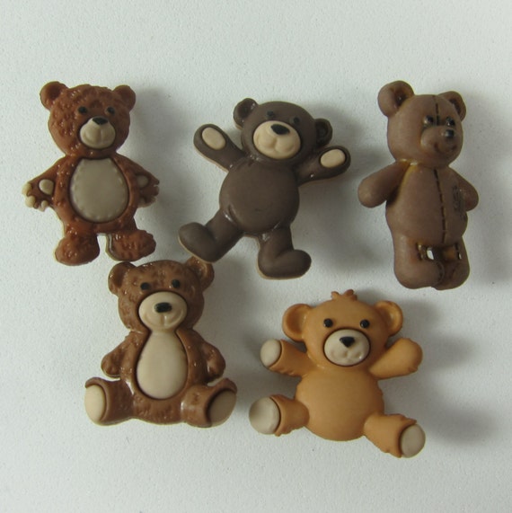 teddy bear buttons