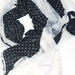 Black Rose..Elegant Scarf. Tulle Scarf..Romantic Scarf. Cotton Scarf
