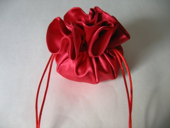 gifts Bag bags Gift Gift Bag Bridesmaid Red Jewelry bridesmaid Satin Bag Gift jewelry