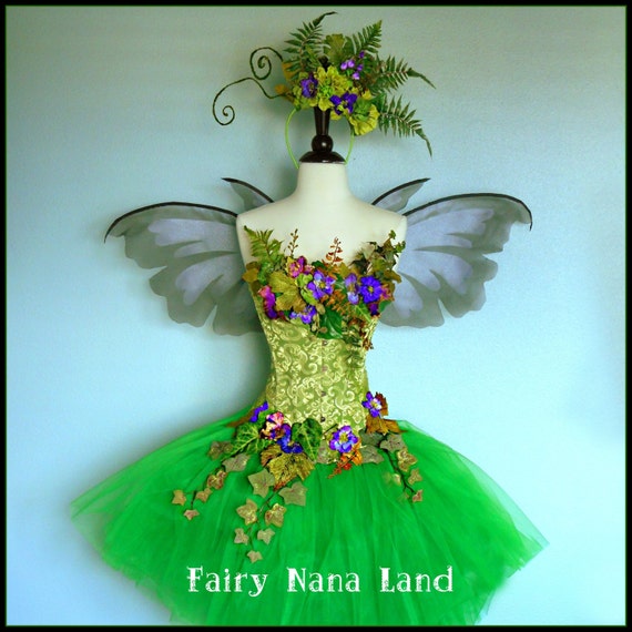 Items similar to Fairy Costume - Woodland Faerie - adult size medium ...