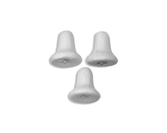 Spun Cotton Bells Made In Germany 3 Traditional Christmas Bells SC 217
