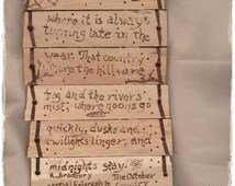 Popular items for literary wall art on Etsy