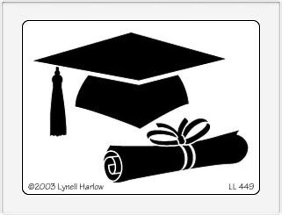 graduation stencil ll449