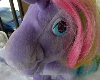 purple plush unicorn