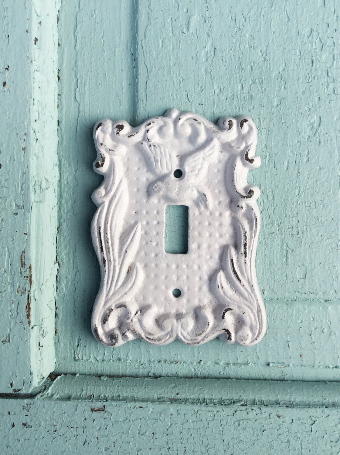 Single Light Switch Cover Cast Iron Decor Victorian Home