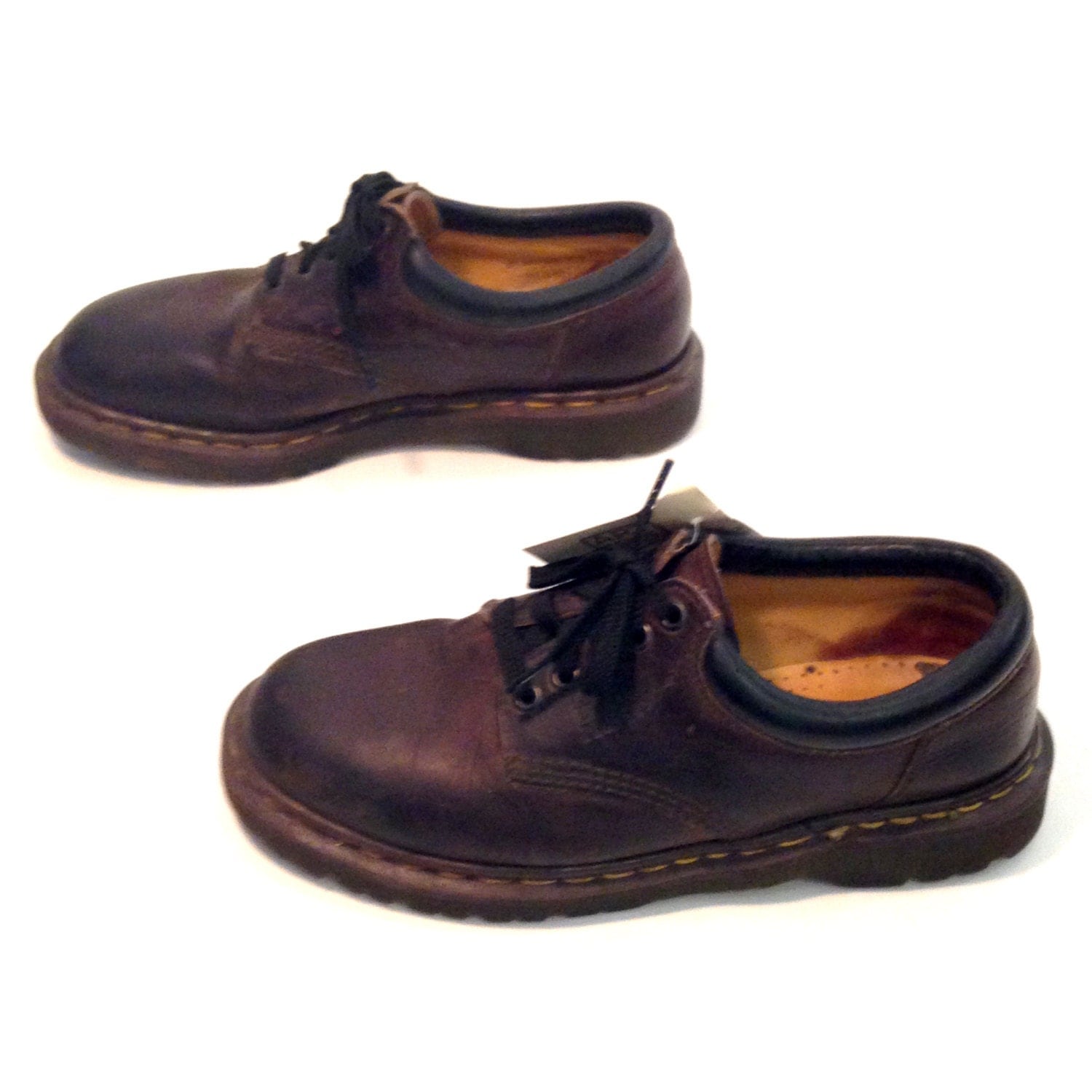 Vintage BROWN Doc Martins / Dr Martins OXFORD by marinawilliams