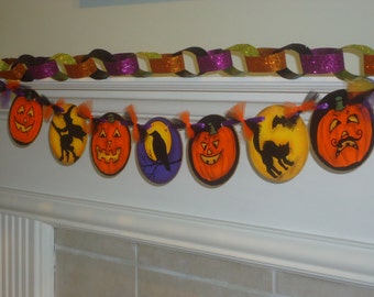 halloween banner halloween halloween decoration folk art halloween halloween garland halloween