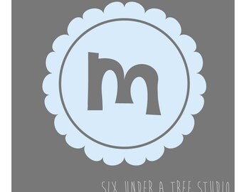 Monogram III Wall Vinyl Decals Art Graphics Stickers
